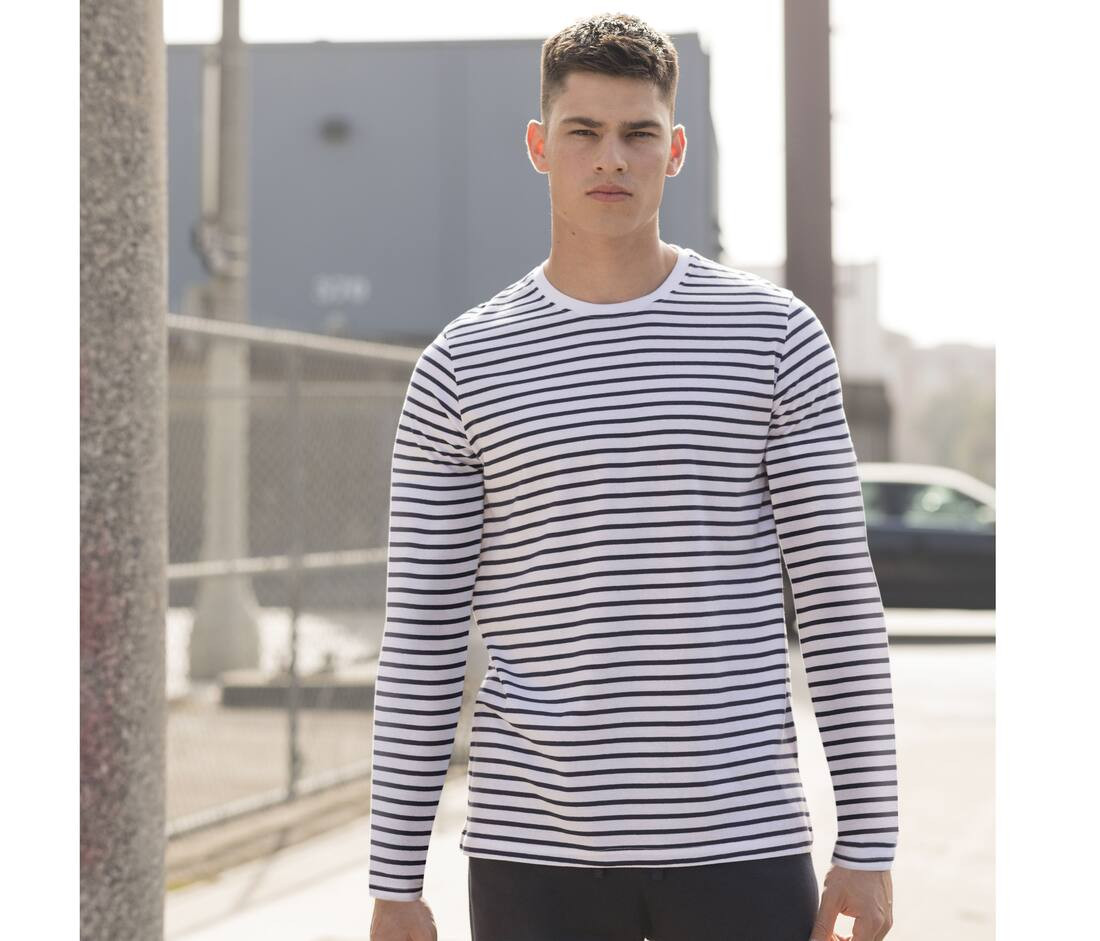 UNISEX LONG SLEEVED STRIPED T